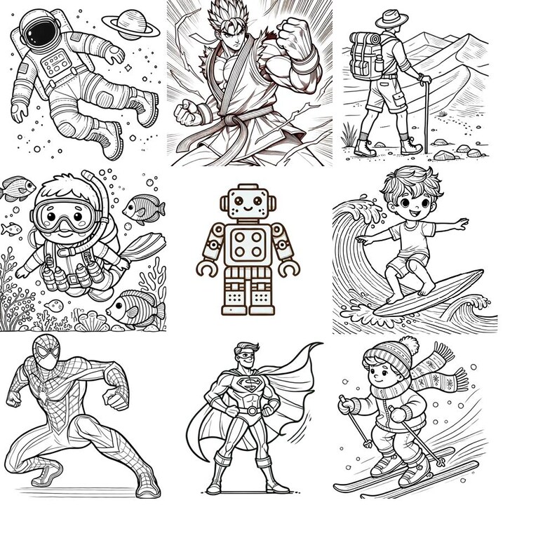 30 Printable Coloring Pages for Boys – Cars, Trucks, Jobs, and ...