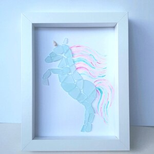 Sea Glass Art, Sea glass Unicorn, Sea glass Horse, Family gift, Best friend gift, Birthday Gift,Housewarming, Mother&#39;s Day gift, Anniversary