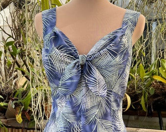 Vintage Style 1940s playsuit Tropical