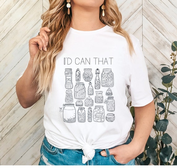 Canning shirt, Gardener Shirt, Plant Lover Shirt, Farmer Shirt, Gift For Gardeners, canned pickle shirt, botanical gift, homesteader gift