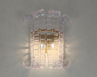 Murano glass lilac Felci wall sconce