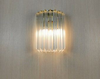 Murano quadriedri wall sconce