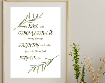 10 Beautiful bible verses for the whole family, lovely digital print wall art