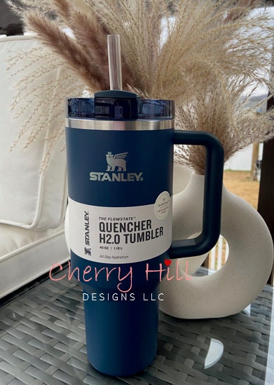 Western Theme Tumbler, Engraved Stanley, 40oz Quencher, Custom Cup,  Personalized Water Bottle, Western Gifts, Longhorn, Saddle, Cactus 