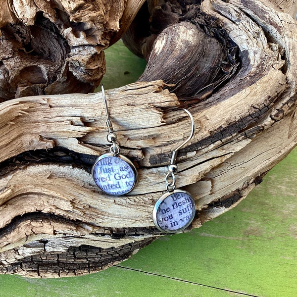 Bible Earrings Etsy