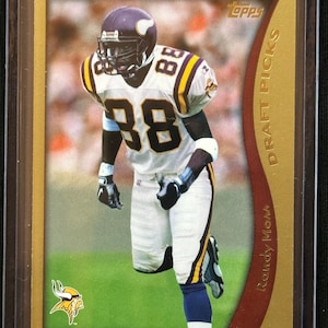 1998 Topps Randy Moss Rookie Card RC #352 - Hall of Fame NFL Minnesota Vikings and New England Patriots Wide Receiver