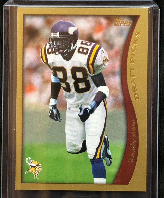 1998 Topps Randy Moss Rookie Card RC #352 - Hall of Fame NFL