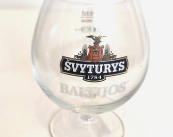 Limited Edition Svyturys Beer Glass 0.33L - Vintage Collectible Beer Mug Stein