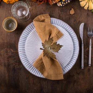 Thanksgiving-Dekoration, Ahornblätter, Holzdekor, Dekoration für Zuhause, rustikale Hochzeitsgeschenke, Herbst Gastgeschenke, Thanksgiving Tischkarte, Kürbis Dekor