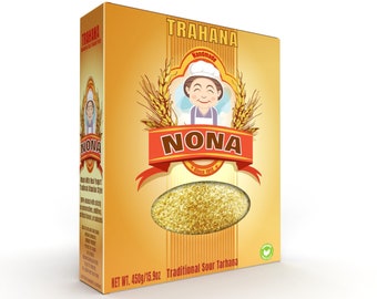 Trahana NONA 100% natürlich, ohne GMO, ohne Konservierungsstoffe, im albanischen Stil, handgemacht mit echtem Joghurt (450g)