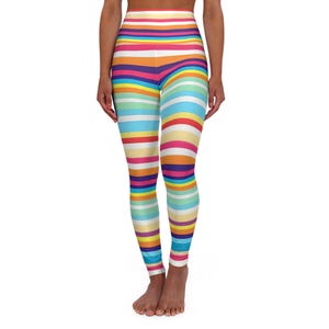 Colorful High Waisted Yoga Leggings | Gym Fitness, Activewear, Sports, Workout, Loungewear, Casual Fashion