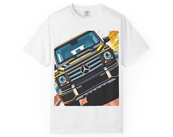 Camiseta con ilustración de Mercedes G-Wagon / Vista frontal del SUV