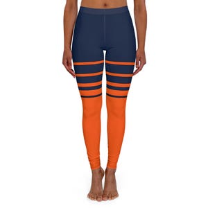 Sporty Women&#39;s Colorblock Spandex Leggings, Activewear Leggings, Athleisure Pants, Workout Leggings, Gift for Fitness Lovers