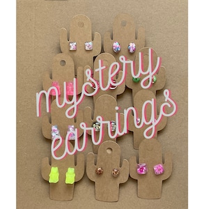 Mystery box of stud earrings!!!!