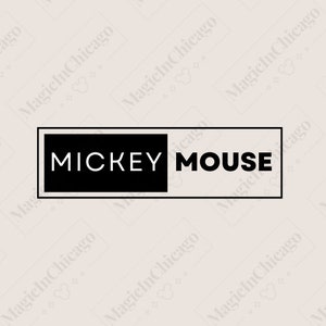 Mickey Mouse - SVG