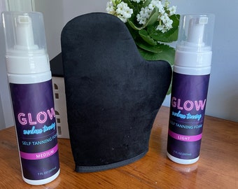 Self Tanning Foam with Self Tanning Mitt
