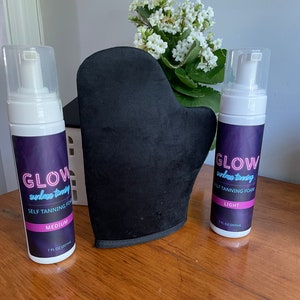 Self Tanning Foam with Self Tanning Mitt