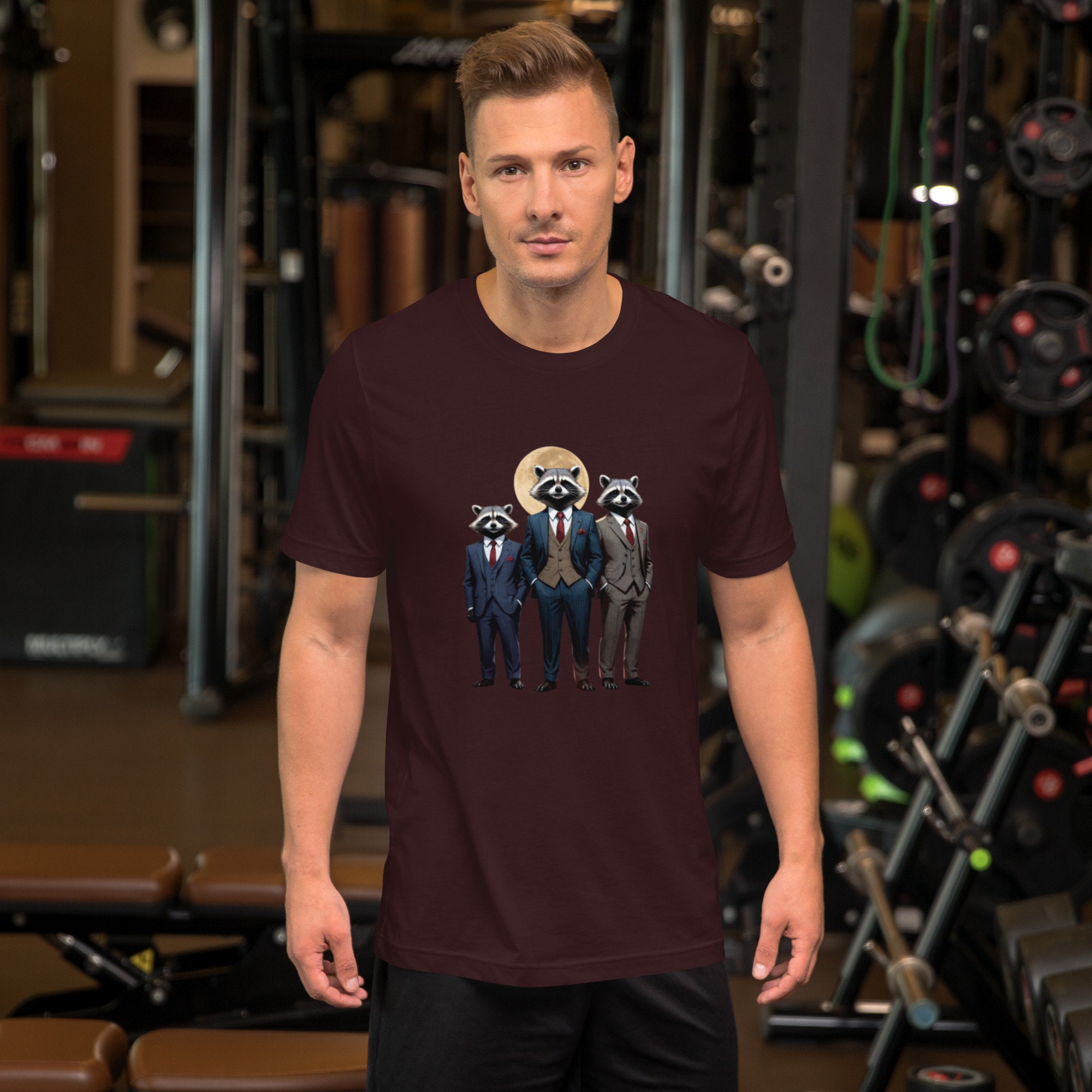 Retro Raccoon Graphic Tee: Three Raccoons in Suits - Etsy