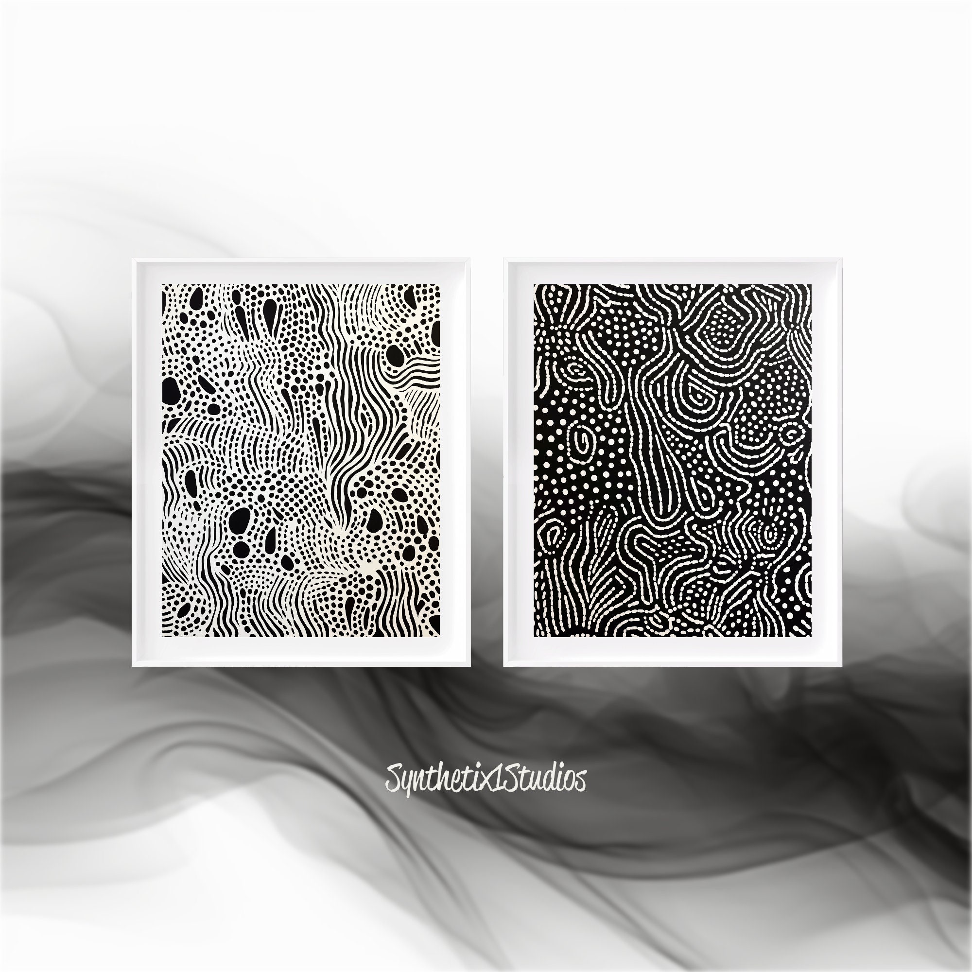 Aboriginal Dot Painting Art Print: Australian Native Decor (Digital Download)