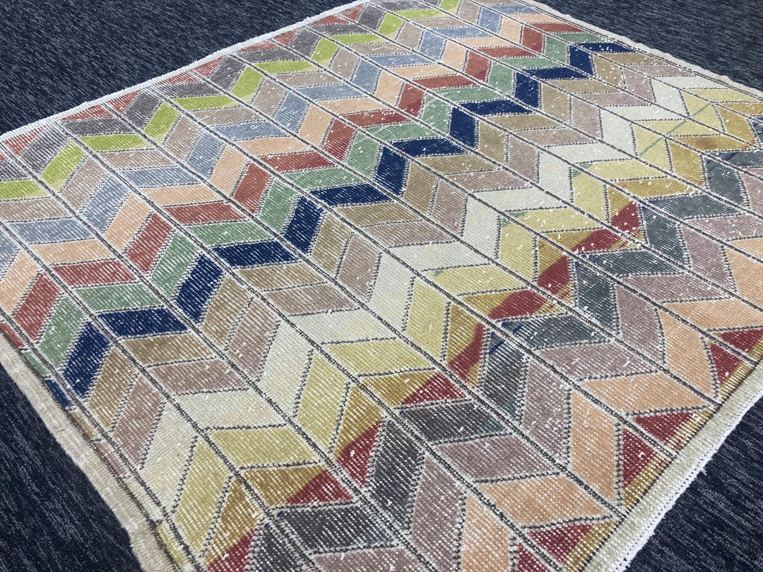 5x4 Rug,vintage Rug,etsy Rug ,turkish Rug,handmade Carpet,small Rug,4'7 ...