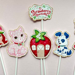 Strawberry Shortcake Cake Toppers