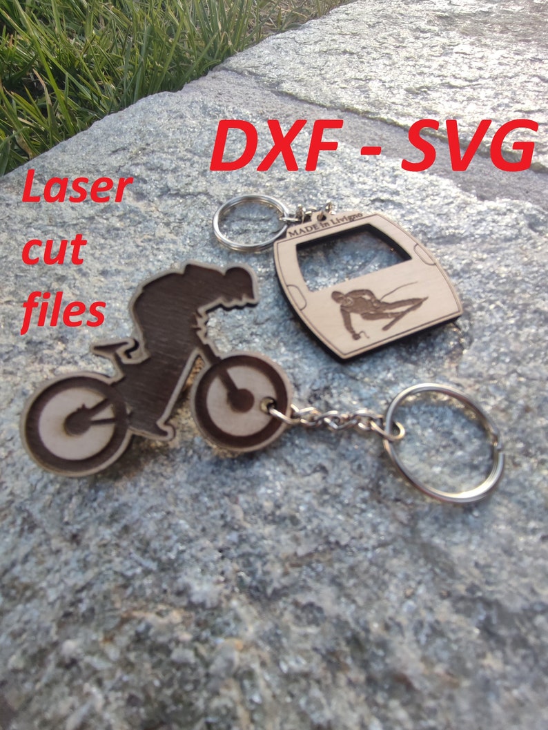 Bicycle Keychain / Cable Car Keychains Bike / Gondola / Etsy