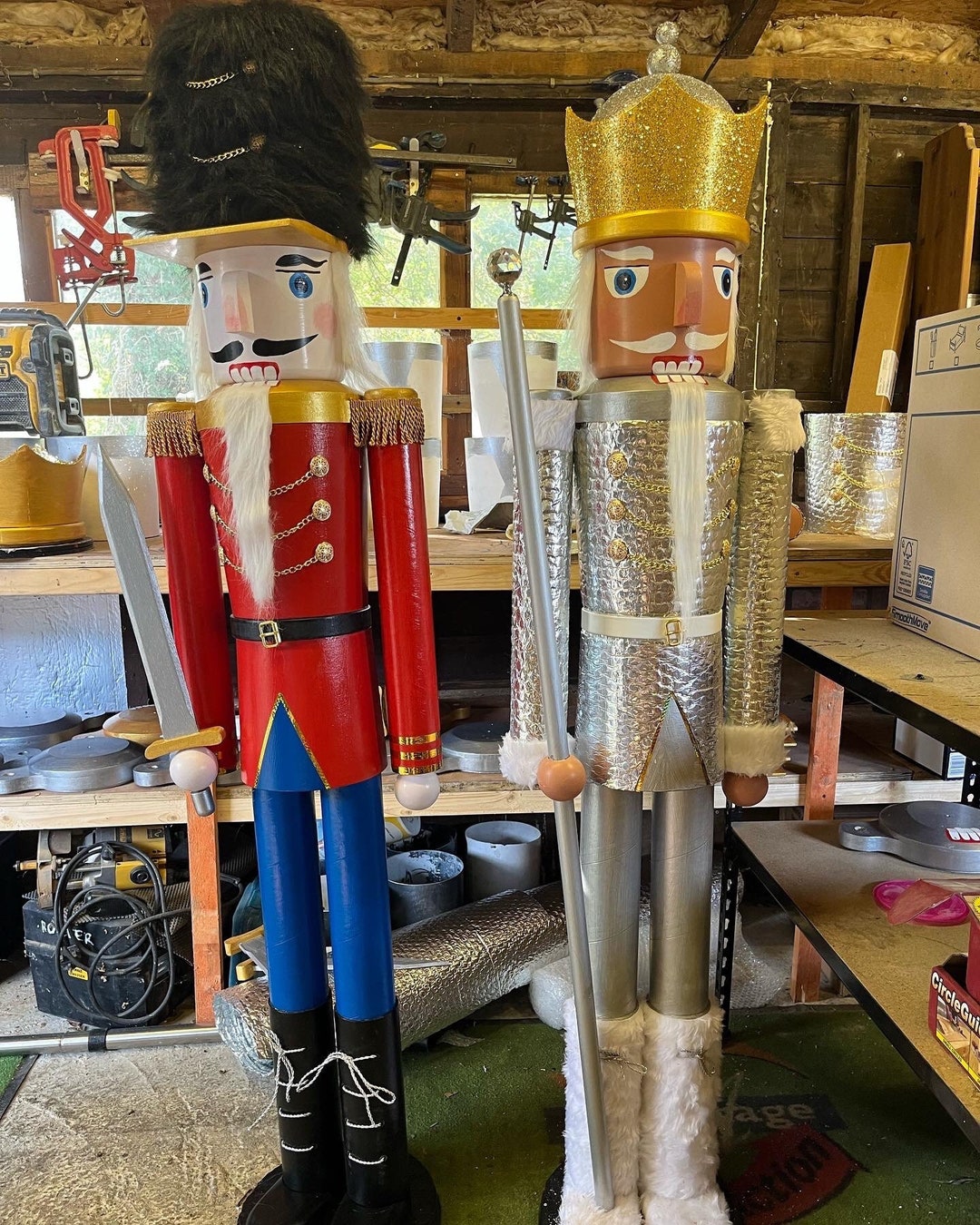 Large Nutcracker Lifesize Handmade 5ft Giant Traditional Etsy UK