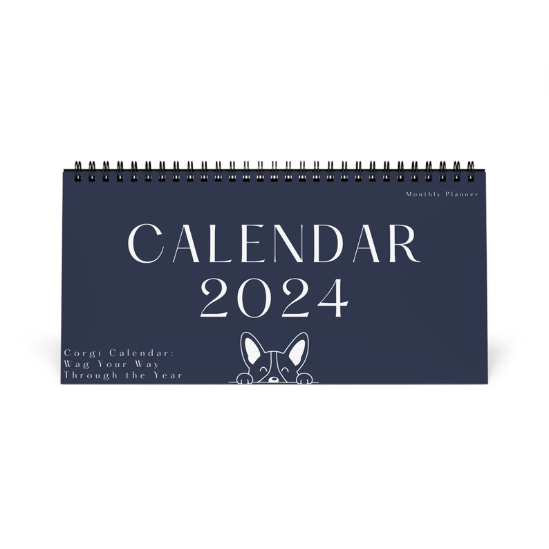 2024 Desk Calendar Wag Your Way Through the Year Etsy