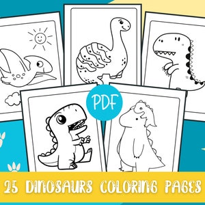 Kid Friendly Dinosaurs Printable