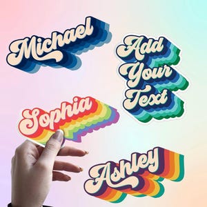 Stickers artisanaux CUSTOM NAME – Personnalisez votre univers