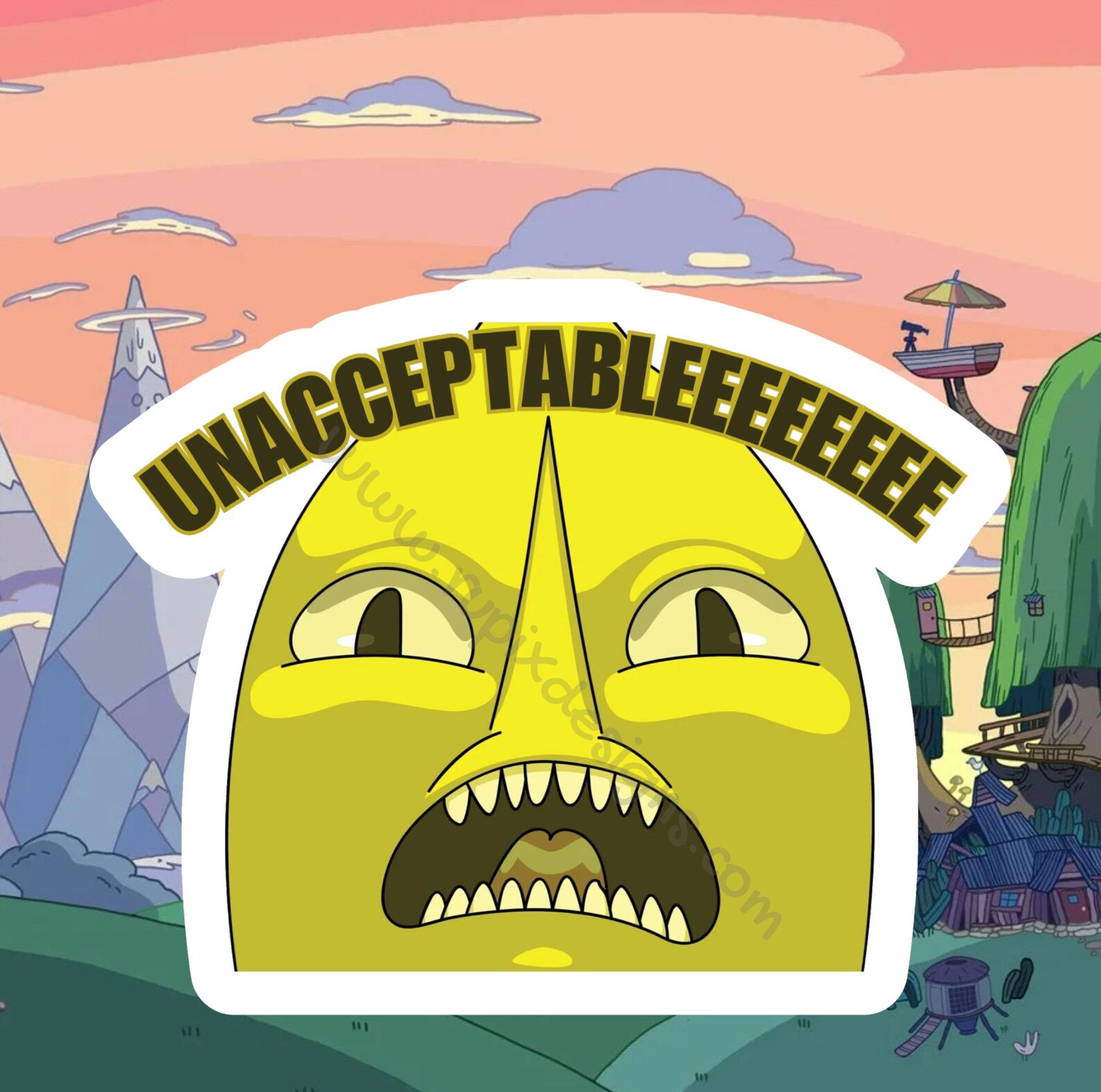 ADVENTURE TIME Custom Handcrafted Stickers - Etsy