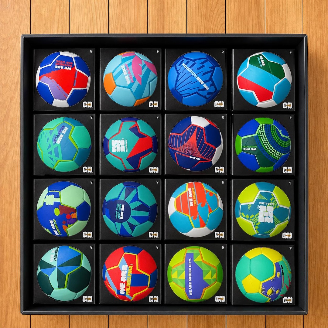 Mini Fifa Official FIFA Host City Collectible Size 1 Soccer Ball Set 2026 Mini ...