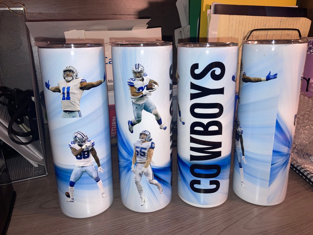 Dallas, Cowboys Tumblers, Custom Made. 20 Ounces, Cold/hot With Lid Etsy