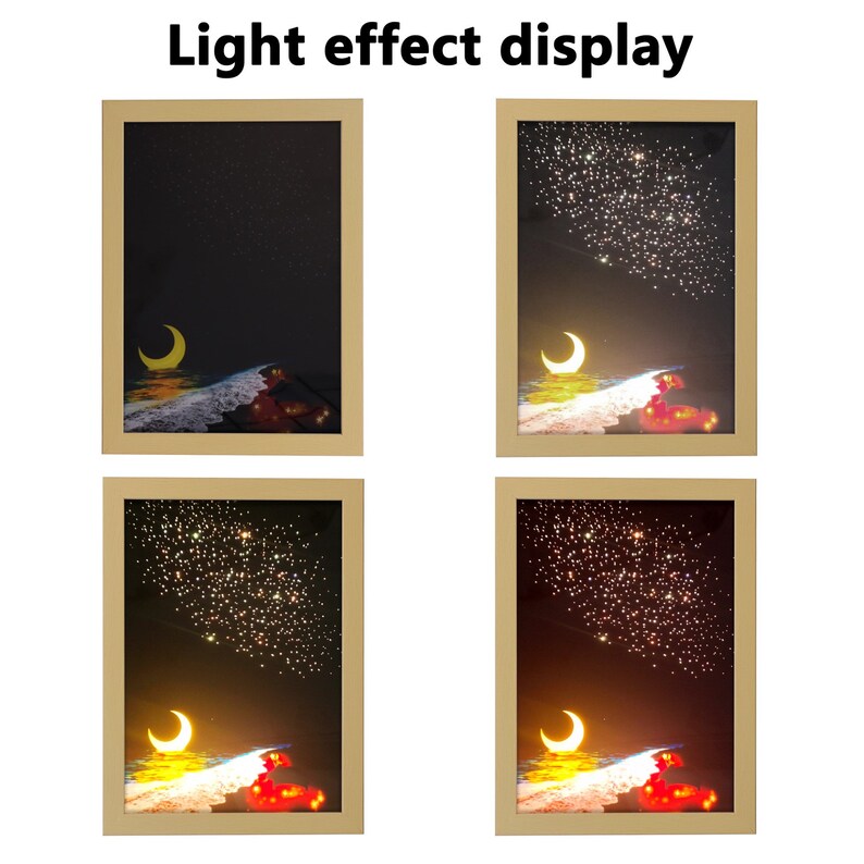 Light Art Painting Painting Original Combination of Light Etsy