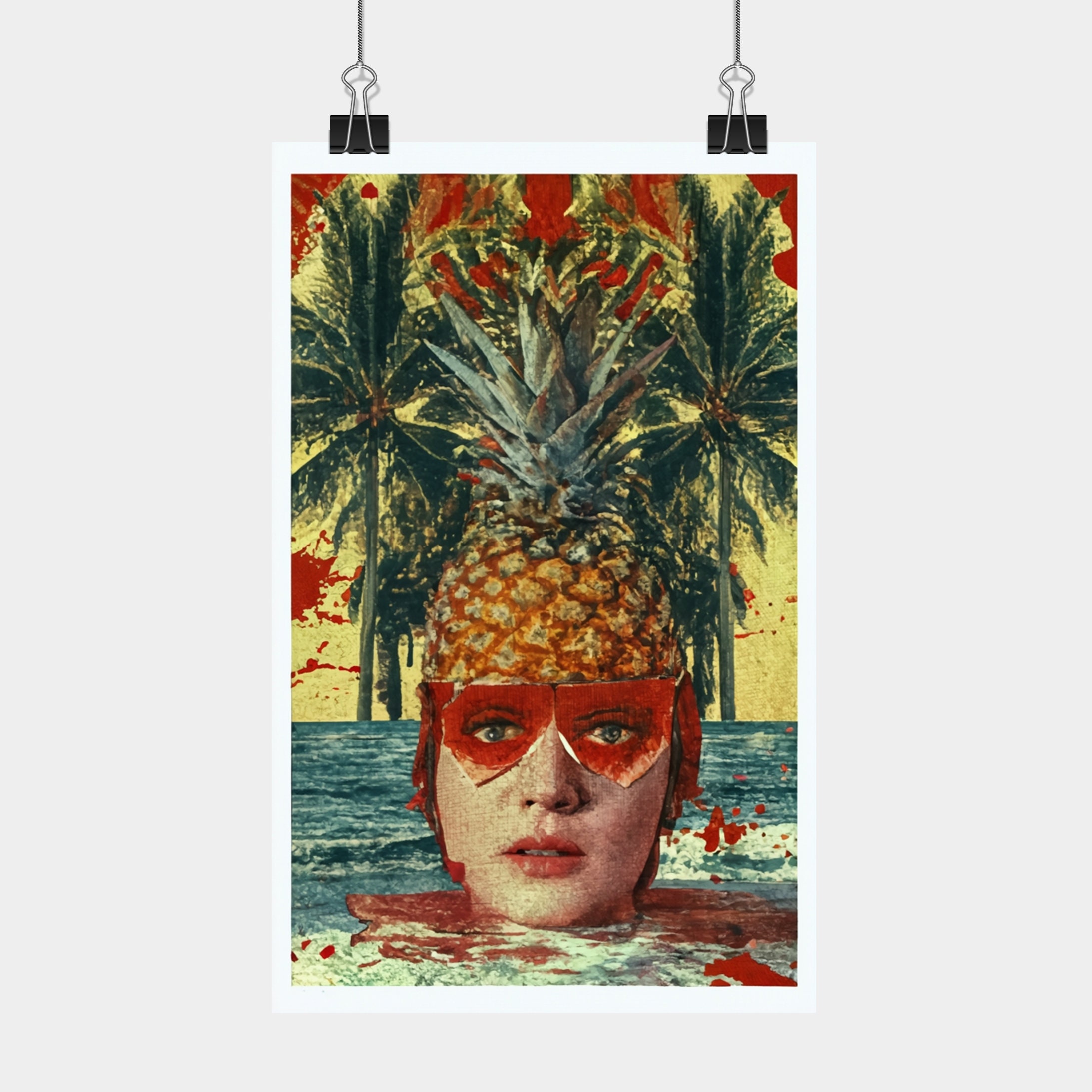 Ananas Poster - Etsy