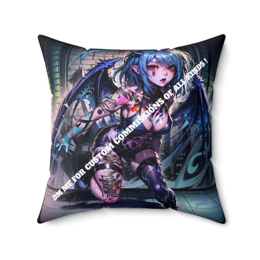 Make Your Own Waifu Pillow Like This Cute Tattooed Girl Called Etsy