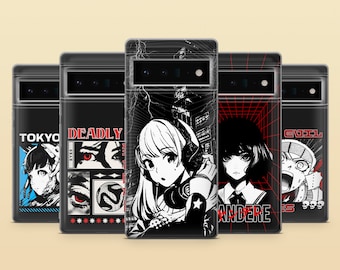 Anime Phone Case Japanese Manga Cover for Google Pixel 10A, 10Pro XL, 9Pro, 9A, 8A, 7Pro Samsung S26, S25FE, S23, A57, A17 iPhone 17e, 16 15