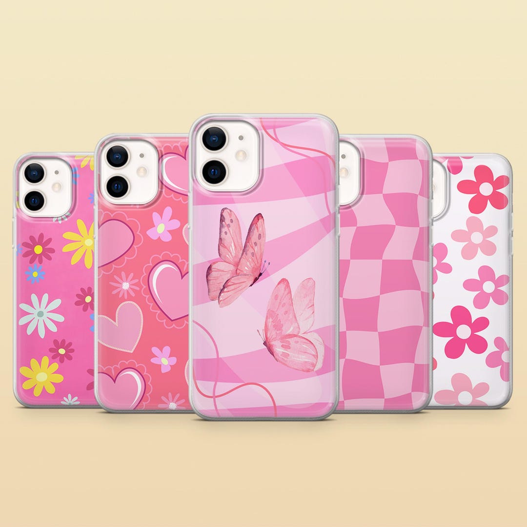 quilting iPhone case with lip case ピンク Pink Lips Kisses on Black Hard & Leather Flip Case iPhone 17