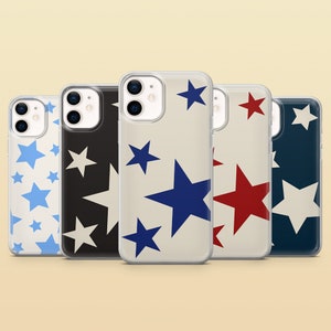 Étui pour téléphone Shining Star Twinkle Cover pour iPhone 16e, 15, 14, 13, 12 Samsung S25, S24FE, S23, A56, A16, Pixel 9Pro XL, 9A, 8A, 8Pro, 7A, 6A