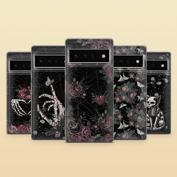 Gothic Phone Case Witchy Goth Horror Cover for Google Pixel 10A, 10Pro XL, 9Pro, 9A, 8A, 7A Samsung S26, S25, S23, A57 A17 iPhone 17e, 16 15