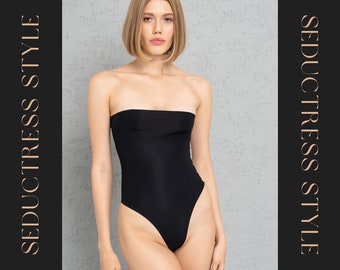 Tube Brazilian Layer Shapewear Bodysuit - Versatile Sleeveless Shapewear Bodysuit - Ideal for Layering or Wearing Under a Sheer Dress