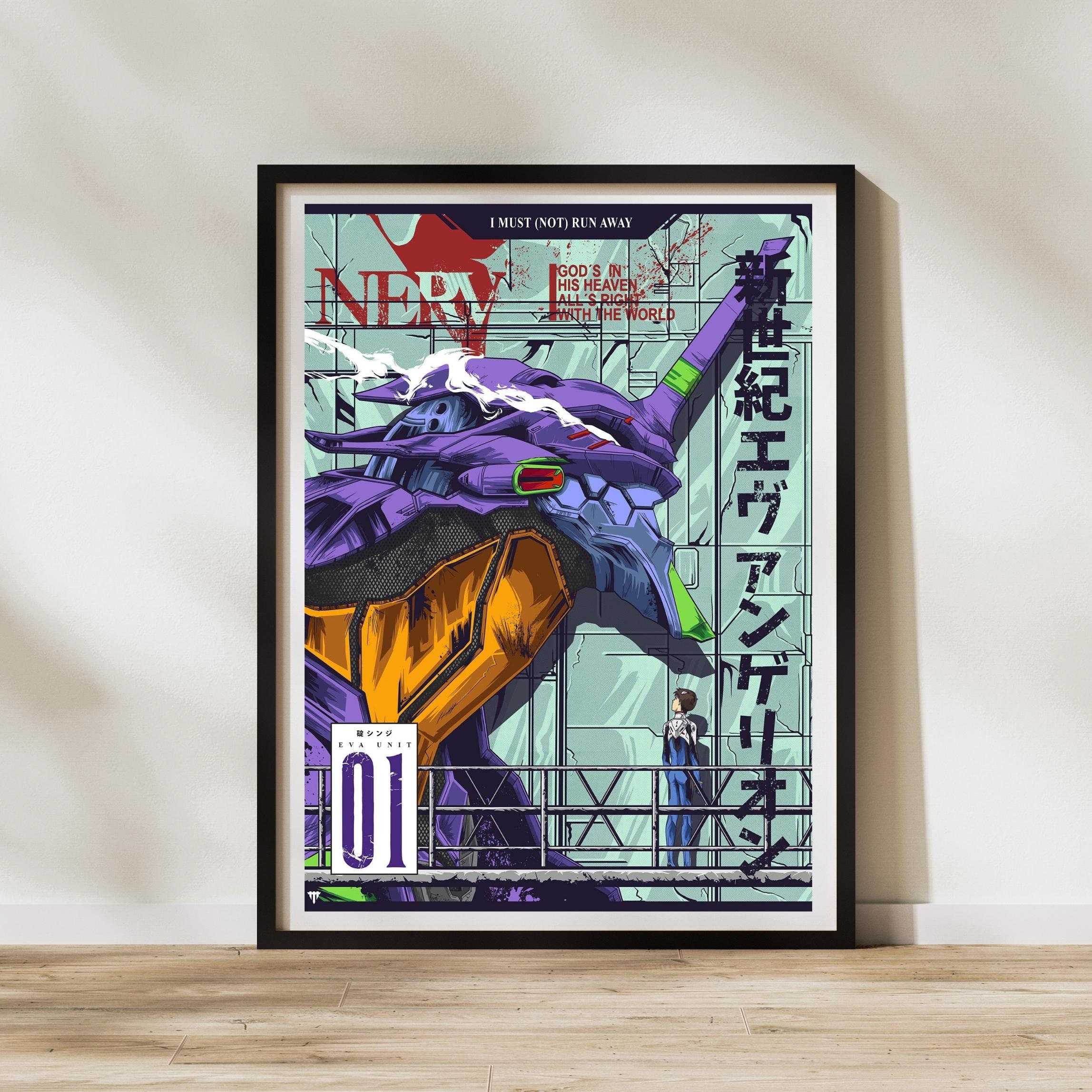Neon Genesis Evangelion 3 Set Canvas / Art Print / Framed Wall Art