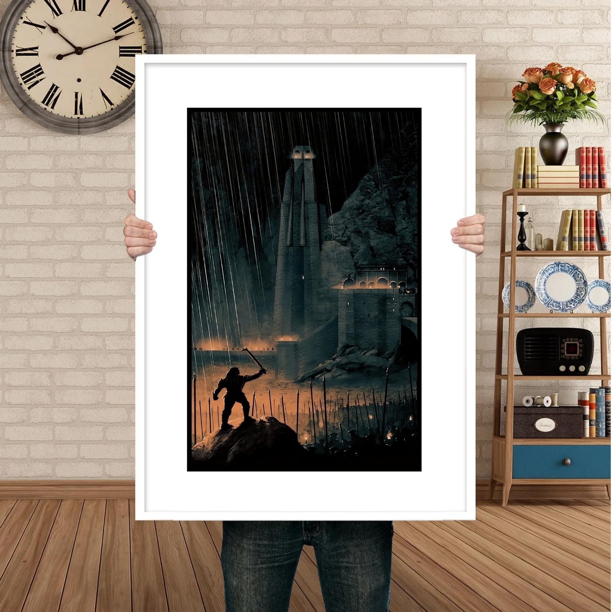 Lord of the Rings Poster / Canvas Trilogy Set of 3 Lotr Wall Art, Movie ...