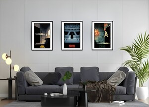 Lot De 3 Posters Star Wars – Dark Vador Et Armée, Dimensions 97 X 62 Cm, Impression Brillante 140 G – Décoration Murale Pour Chambre, Salon, Bureau