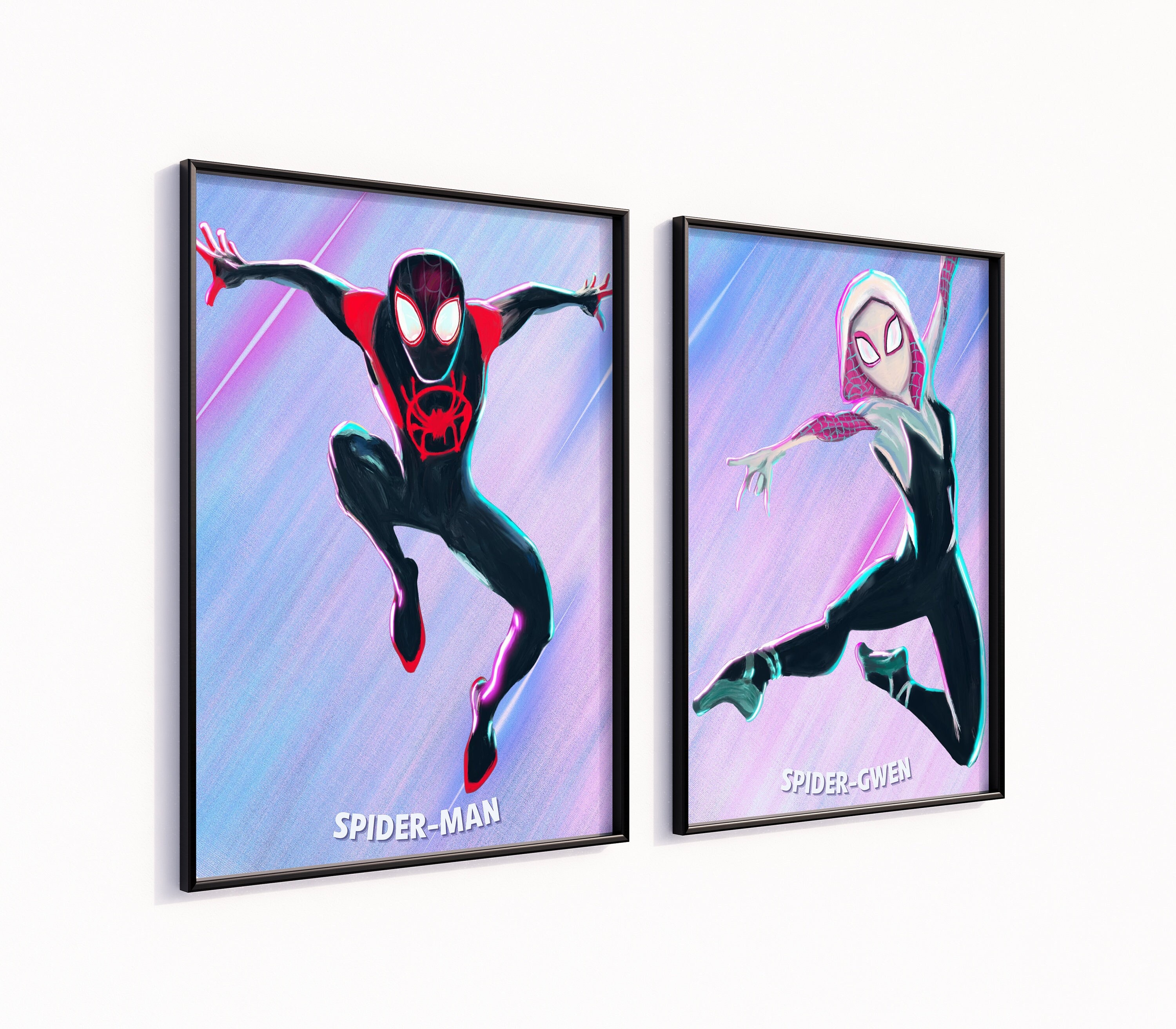  The Amazing Spider Man 2 Video Game Miles Movie Poster  Vintage Look Tin Metal Sign Wall Decoration 8x12 Inches: Posters & Prints