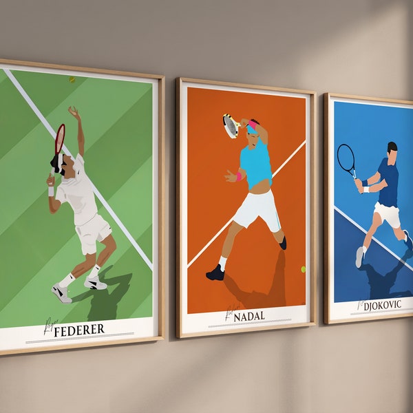 Tennis Poster - Etsy