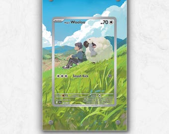 Hop's Wooloo Journey Together 170 | Pokémon Extended Artwork Display Case