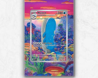 Wailord JTG 162 | Pokémon Extended Artwork Display Case