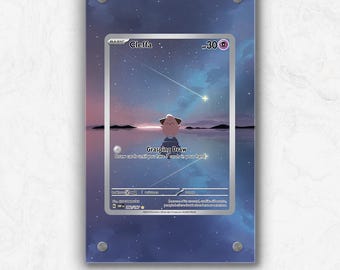Cleffa Obsidian Flames 202 | Pokémon Extended Artwork Display Case