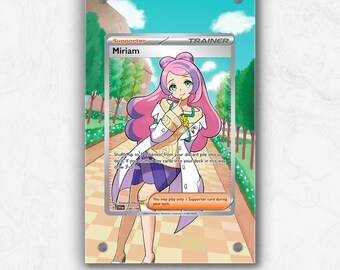 miriam pokemon card 238/198 Miriam Scarlet & Violet Base 238 | Pokémon Extended Artwork Display Case
